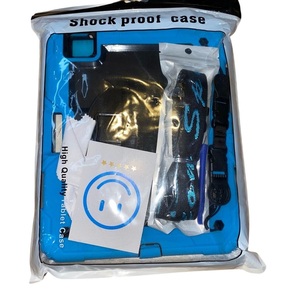 iPad Pro 11 Shockproof Case w Strap Kickstand Shoulder Handle NWT‎